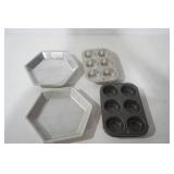 Pie Tins (6-sided) & Muffin Tins