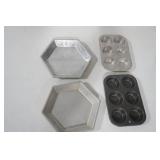 Pie Tins (6-sided) & Muffin Tins