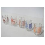 (5ct) Vintage Hazel Atlas Music Mugs