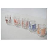 (5ct) Vintage Hazel Atlas Music Mugs
