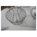 Colander, Fry Basket, & Stainless Steel Bowl
