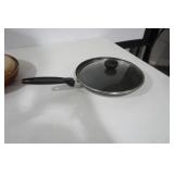 3 Frying Pans & 1 Sauce Pot (all with lids)
