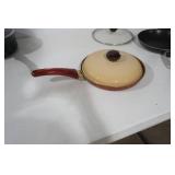 3 Frying Pans & 1 Sauce Pot (all with lids)