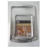 NEW/LIKE NEW Good Cook Fry Pan, Cutting Board, & Grill Top Tray Set