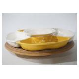 Vegetable Serving Tray & lazy Susan