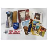 Vintage Magazines, Church Books, Cribbage Board, Cards, Can Koozies