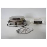 Waffle Maker, Microwave Egg Poachers, Apple Slicer
