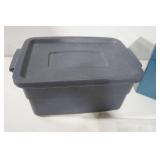 Mini Tote, Organizer, Vintage Metal File Storage Container