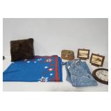 Vintage Decor, Bib Overalls, NEW Fleece Throw Blanket and more