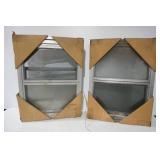 Aluminum Framed Windows with Screens (4ct)
