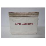 Life Jacket Zipper Case and (4ct) Life Jackets