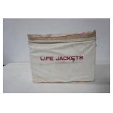 Life Jacket Zipper Case and (3ct) Life Jackets