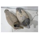(2ct) Antique Styrofoam Duck Decoys