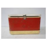 Vintage Metal Cooler (Red)