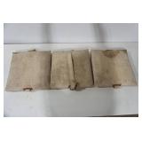 Vintage Wilson Baseball Bases (3ct)