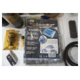Partial Propane Tanks, Anchor, Boat Fire Extinguisher, NEW Tarp, hose and more