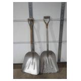 (2ct) Aluminum Scoop Shovels
