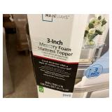 Queen 3" Memory Foam Mattress Topper