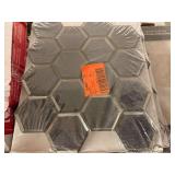 16 Sheets Vague Blue 3" Hexagon Tiles