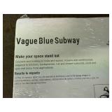 13 Sheets Vague Blue Subway Tile