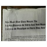 5 Sheets New Moon Blue Glass Mosaic Tile