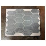 5 Sheets Caldera Charcoal Glass osaic Tile