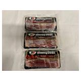 AA. 3x 12oz Jimmy Dean Bacon-Hickory Smoked