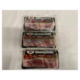 AA. 3x 12oz Jimmy Dean Bacon-Hickory Smoked