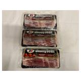 AA. 3x 12oz Jimmy Dean Bacon-Hickory Smoked