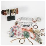 Better Costume Jewelry Lot - Bracelets, Cuffs, Necklaces