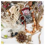 Large Costume Jewelry Lot - Bracelets, Earrings, Necklaces