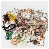 Large Costume Jewelry Lot - Bracelets, Earrings, Necklaces