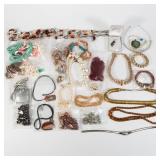 Better Costume Jewelry Lot - Bracelets, Chains, Necklaces