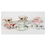Vintage Foreign Tea Cup Lot