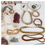 Better Costume Jewelry Lot - Bracelets, Chains, Necklaces