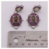 Judith Ripka Sterling Silver .925 Earrings