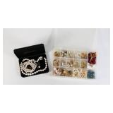 Better Costume Jewelry Lot - Honora Pearls w/14 Gold Clasp, Gold Filled Ring