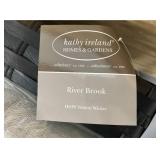 KATHY IRELAND River Brook Collection Lot of 2- K1043B-AS Patio Chairs with Cushions- Walnut Wicker