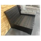 KATHY IRELAND River Brook Collection Lot of 2- K1043B-AS Patio Chairs with Cushions- Walnut Wicker