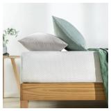 Green Tea Aspire Full Medium Smooth Top 10 Inch Memory Foam Mattress, Made in USA