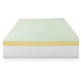 ZINUS 3 Inch Green Tea Memory Foam Mattress Topper, Pressure-Relieving Layers, CertiPUR-US Certified, Short Queen