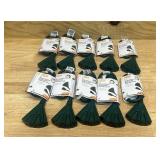 2 ft. 14/3 Light Duty Indoor/Outdoor Extension Cord with Multiple Outlet Triple Tap End, Green