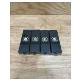 Lucky Brand Keychain Leather Bracelet Clover Charm Key Ring (Lot of 4)