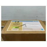 10.63 in. 1-Light White Dimmable LED Flush Mount