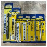 IRWIN Drill Bit Lot of 6