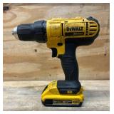DEWALT 1/2  Cordless Drill Driver (battery included. No charger)