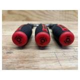 1/4" X 3" NUT DRIVER W/CUSHION GRIP (lot of 3)