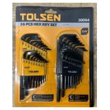 TOLSEN 36PCS Hex Key Set 0918256.75