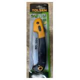 Tolsen Pruning Saw 180 MM, Sharptooth Designed For Fine Cuts Thick Blad Hand Saws For Cutting Wood, Handsaw For Wood, Garden Saw, Carpenters Saw, Woodworking Hand Saw, Ergonomic Handle