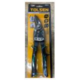 Aviation Snip Right Industrial Cr-Mo Construction Length:10, Two-Component Plastic Handle